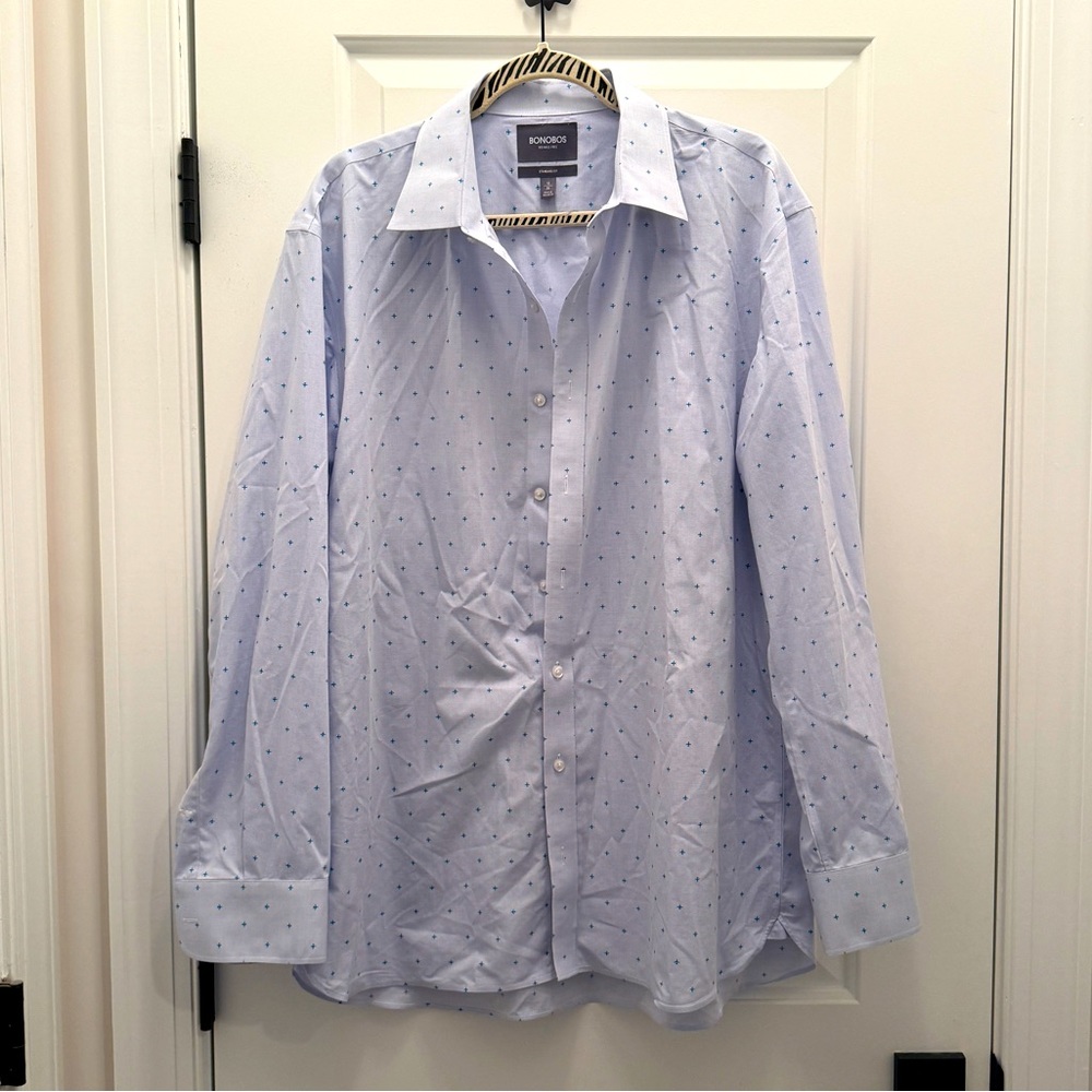 Bonobos Shirt Mens Blue All Over Airplanes Button Up